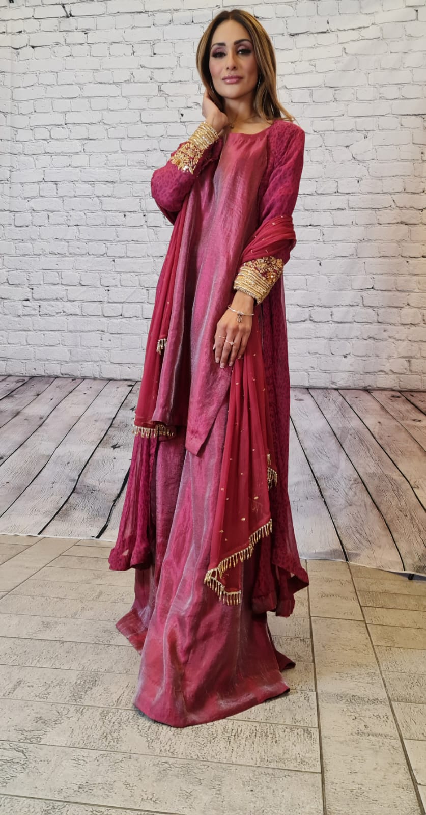 P2717 FALSA Sarah Zaaraz London Fashion Designer Pakistani Dress 